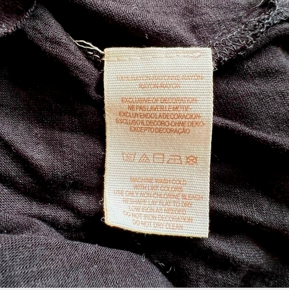 EUC Free People Black Embroidered Blouse - Picture 6 of 6